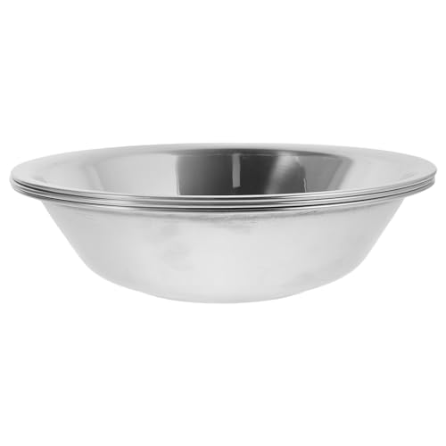 Juego de 3 tazones de acero inoxidable para cocina, 22 cm miniatura 1