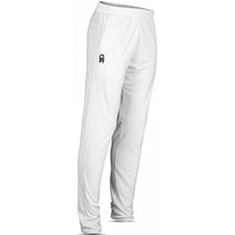 CA Sports CA Cricket Trousers Match Playing Kit Pants Bottoms Elasticated UK (Small Mens), White, S Cover