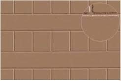 Slater's Plastikard 0429 7mm 'O' Gauge Roof Tile Grey Styrene Plastic Sheet