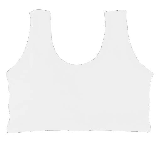 Cotton Full Coverage Non Padded Wire Free Air Sports Bra for Women White-picture-39