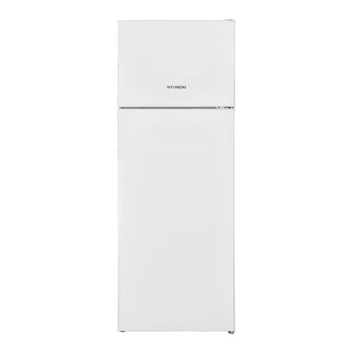 Hyundai Frigorífico 2 Puertas Blanco HF145500E. Capacidad 213 Litros, Puerta Reversible, Bajo Nivel Sonoro, Eficiencia Energética Clase E