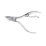 Anneome Edelstahl Nagelhautzange mit Adlermund form Präziser Nagelhautentferner Tragbarer Maniküre...