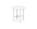 POLYWOOD RST18WH Round 18" Side Table, White