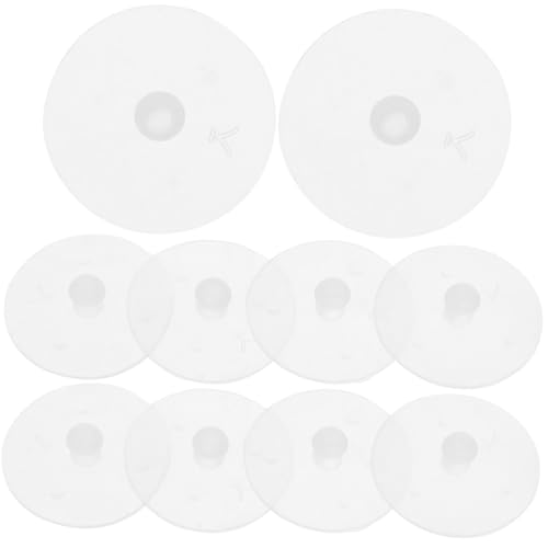 PHENOFICE Reiskocher Dampfventil Dichtungen 10 Stück Silikon Ersatz Ventil Pads Für Reiskocher Zubehör Sicher Und Langlebig Für Effizientes Kochen