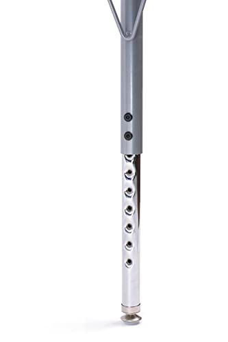 Chair and Table Set for Schools - Table About 24 x 48 inch (60 x 120cm) - Height Adjustable Legs -Spray Edges - and 4 Premium Classroom Chairs - for Commercial Spaces