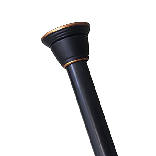Barre de douche acier inoxydable télescopique 140-260 cm et tringle à vêtements de balcon