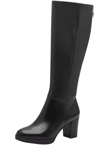 Tamaris Damen Stiefel Leder schwarz 39