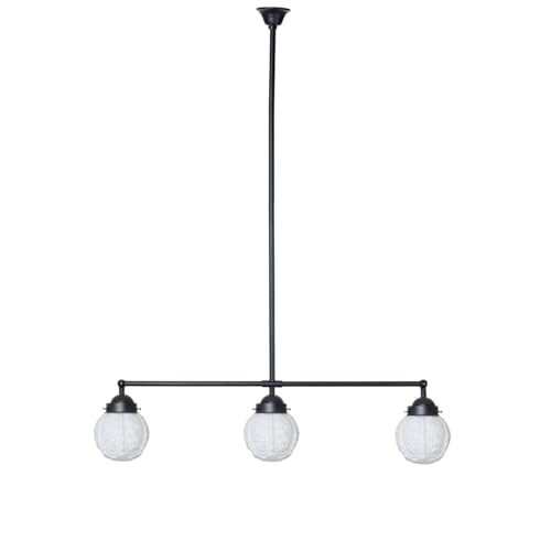 Lampe Moonlight T 3 lumières Guimard Flower, le prestige de l'Art Déco de tradition