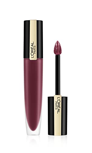 L'Oréal Paris Lipstick, Rouge Signature Liquid Lip Ink,Lasts upto 24H, Lightweight Bare-Lip Sensation & Ultra-Matte High-Impact Statement, Shade: Shade: 105 I Rule Pink
