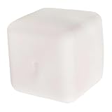 MLqkpwy スクイーズ豆腐ストレスボール、2個 豆腐 スクエアスクイーズボール、スクイーズ豆腐おもちゃ、白豆腐ストレスボール、ストレスリリーフ、ゆっくりと上昇する柔らかい食品感覚おもちゃ、キューブストレスボール、子供と大人向けのそわそわおもちゃ