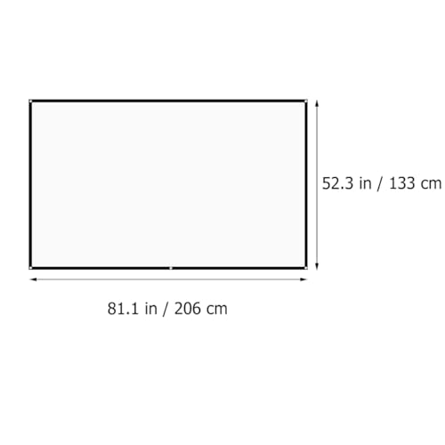 Pantalla de proyección portátil Artibetter manual para pared miniatura 2