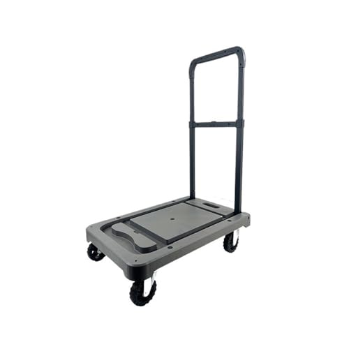 Carretilla plegable de mano con plataforma y ruedas miniatura 1