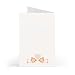 Prezzeluna Twin Girls Baby Shower Card for New Parents, Congratulations Twins Card