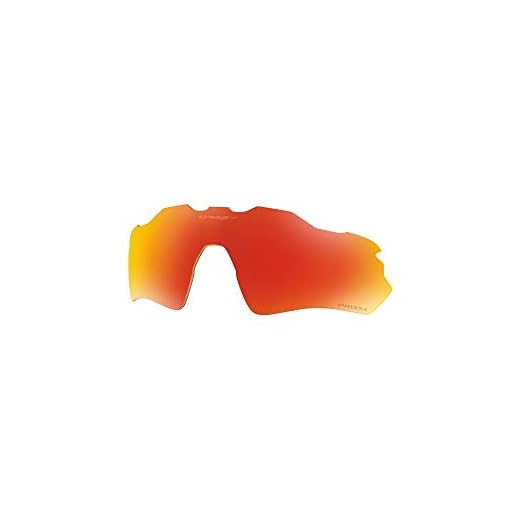 Oakley Lentes retangulares de reposição para óculos de sol Radar Ev Path, Prizm Ruby polarizado, 38 mm