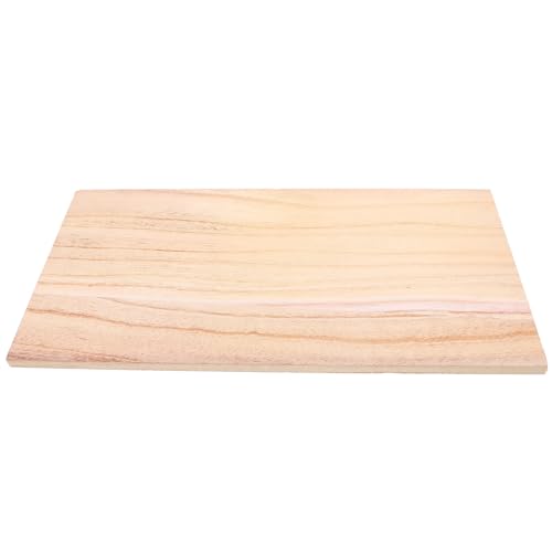 FUNOMOCYA Tablones de Madera Rectangulares para Proyectos de Manualidades y Decoración del Hogar Diy, Material Versátil de Madera Superficie Clásica Adecuado para Muebles