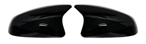 Coque de rétroviseur noir laqué avec traitement anti-UV pour Audi 19-25