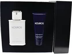 Kouros for Men Gift Set - 100 ml EDT Spray + 100 ml All Over Shower Gel ...