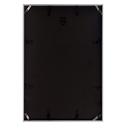 Frametory, 18X24 Aluminum Frame, Metal Wall Mount Frame For Prints With Real Glass, Great For Photos, Artworks, Posters, Puzzle (Silver, 1-Pack) #TOP1
