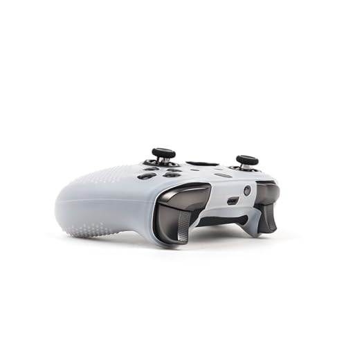 Image of White Controller Skin Compatible with Xbox Elite Series 2 Core Wireless Controller,Controller Protector Case, Customised Thumb Grips Cap