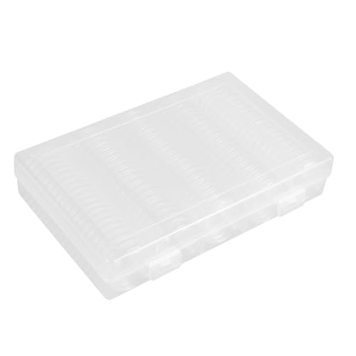 Caja organizadora para cápsulas de monedas de plástico miniatura 1