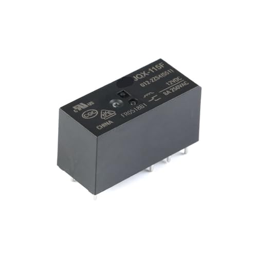 Relé HF115F de 5V 16A y 8 pines para conversión de circuitos electrónicos 5