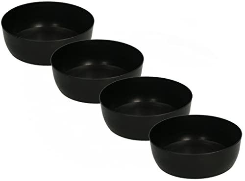 KOTARBAU® 4er Set Gummianrührbecher 0,5 L nrührschale für Gips Spachtelmassen Baumassen Robustes Flexibles Weich PVC