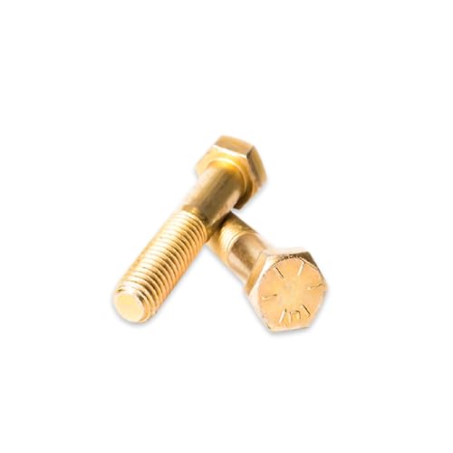 m10-1.5 Grade 8.8 Metric Flange Bolts Yellow Zinc Qty 1 Length 40mm Heavy Duty Fasteners Hardware Set Industrial Fastening Assortment Construction