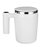 Elektrischer Selbstrührender Kaffeebecher, 380 Ml Magnetischer Mischender Becher Selbst Rührende Kaffeetasse Edelstahl Automatischer Mixbecher Für Kaffee Tee Heiße Schokoladen Milch Kakao Protein