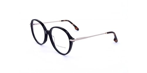 Victoria Beckham VB2637 001 Black Eyewear Woman Acetato, Round, 53