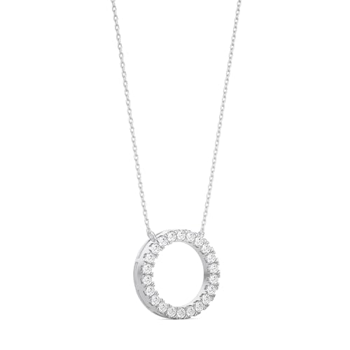 Image of 925 Sterling Silver Pendant Necklace Charm for Women | Elegant Minimalist Pendant | Hypoallergenic, Lightweight | Everyday Wear | Birthday, Anniversary & Gift for Her