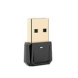 【Adaptador Bluetooth 5.0】: Los adaptadores Bluetooth 5.0 de baja latencia utilizan el último chipset Bluetooth 5.0, lo que reduce en gran medida el consumo de energía de Bluetooth. La velocidad de transferencia de datos de la tecnología Bluetooth se ha mejorado considerablemente a 3 Mbps, más rápido que Bluetooth 4.0. Admite HIFI, sonido de alta calidad, sin demora, conexión estable.