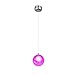 Price comparison product image SYXBB-Lampe Colored Bubble Ball Hanging Lamp Modern Balloon Pendant Lamp, Hanging Lamp Glass Lampshade, G4 LED Lamp Chandelier for Living Dining Room Bedroom Kitchen Height Adjustable 100CM,Magenta