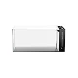 Allcolor Ultra Clear Rimless Aquarium Tank gallons Low Iron Glass Side Filtration + Anti-Jumping net (50Gal)