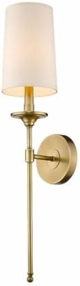 Z-Lite 1 Light Wall Sconce 807-1S-RB, Rubbed Brass