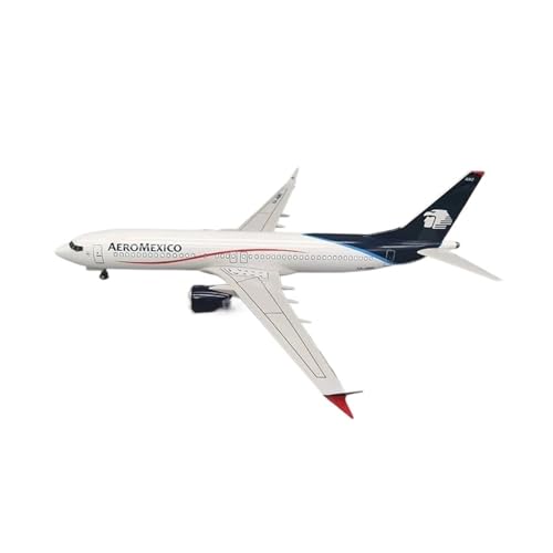 Modèle d'avion en résine B737 Mexique 1:85 réplique stable avec train d'atterrissage