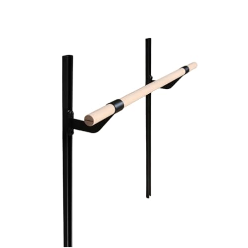 PrimaBarre Adjustable Height Wall-Mounted Barre | Wood, Made in USA | Home, Studio, Professional Exercise Equipment for Kids & Adults | Dance, Fitness, Stretching, Pilates (Single Barre, 5 ft)