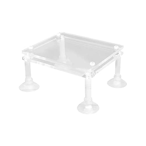 LIOOBO ウォーターポンプスタンド 魚 ペット 水槽用 水筒 水族館 フィルター インフレータブル 排水ポンプ水中 静かなエアーポンプ 水槽の装飾 Transparent