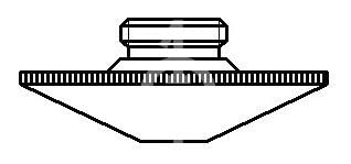 American Photonics 352286 - Nozzle Std 2.7mm Chrome for Trumpf(R) laser system, Pack of 10