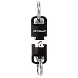 KeySmart MagConnect – Magnetischer Schlüsselanhänger-Schnellverschluss, sicheres Schlüsselbefestigungszubehör zum Auseinanderziehen (Schwarz)