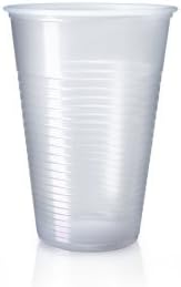 100 Disposable 200cc Plastic Cups - Clear