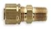 Parker 68CA-8-4 Compress-Align Male Connector 1/2 Tube X 1/4 NPTF