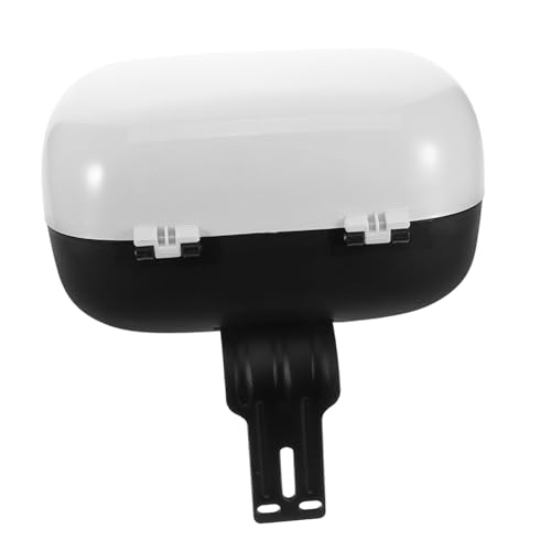 Coffre de rangement blanc arrière pour scooter et moto étanche Luxshiny