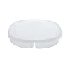 Aosbset Voedselopslagcontainers, 4-rasters koelkast opbergdoos herbruikbare plastic keuken voedsel fruit en groenten…