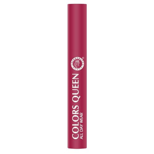 Image of Colors Queen All Day Wear Liquid Lipstick - Taboo, 12g | Highly Pigmented, Long Lasting Matte Lipstick | Smooth One Swipe Application, Lightweight & Non Transfer Liquid Lipstick for Women