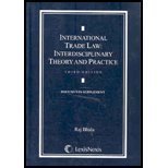 Paperback International Trade Law: Interdisciplinary Theory and Practice Documents Supplement Book