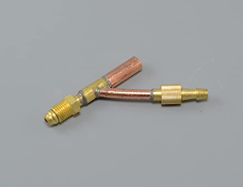 Image of RIVERWELD TIG Torch Fitting Part Accessories Cables and Gas & Water Separate Cable Connector Fitting 3 /8 inch -24UNF for SR WP 17 TIG Welding Torch Pack of 2 | Cables and Gas & Water Separate Fitting Part Accessories for SR WP 17 TIG Welding Torch