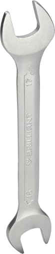 BRILLIANT TOOLS BT010905 Double Open-End Spanner 16 x 17 mm [Powered by KS Tools]