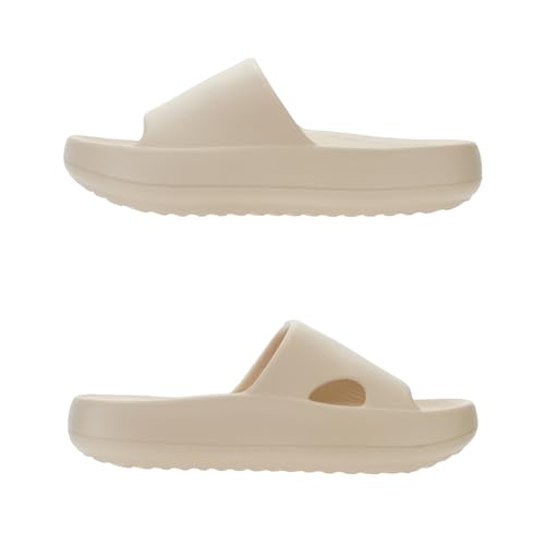 Image of Joomra Arch Support Slides for Women and Men Thick Sole Cushion Sandals | Soft Cloud-Like Sole, Pain Relief, Plantar Fasciitis Recovery Slippers, Quick Drying, Comfy for Indoor Outdoor Daily Use