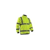 Matière: Polyester Coverguard Parka Pluie Polaire Hv Kazan Jaune Et Marine