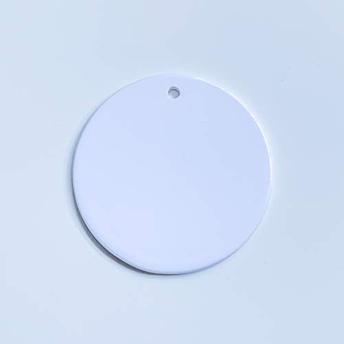 Little Shiloh Sublimation Blank - Christmas Ornament Ornaments Ceramic Heat Transfer… (25)